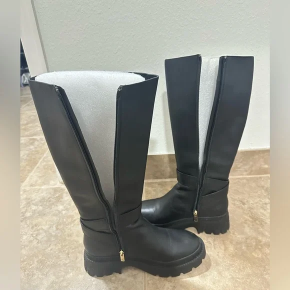 COACH James Leather Boot Black - Picture 9 of 16